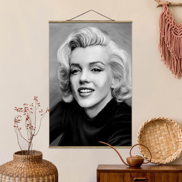 Déco mur cuisine Marilyn en privé