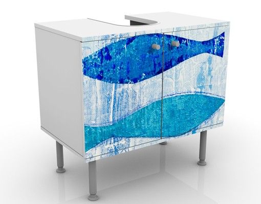 Meubles sous lavabo design - Fish In The Blue