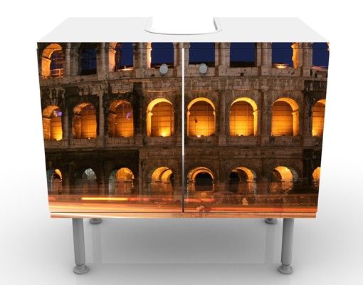 Meubles sous lavabo design - Colosseum in Rome at night