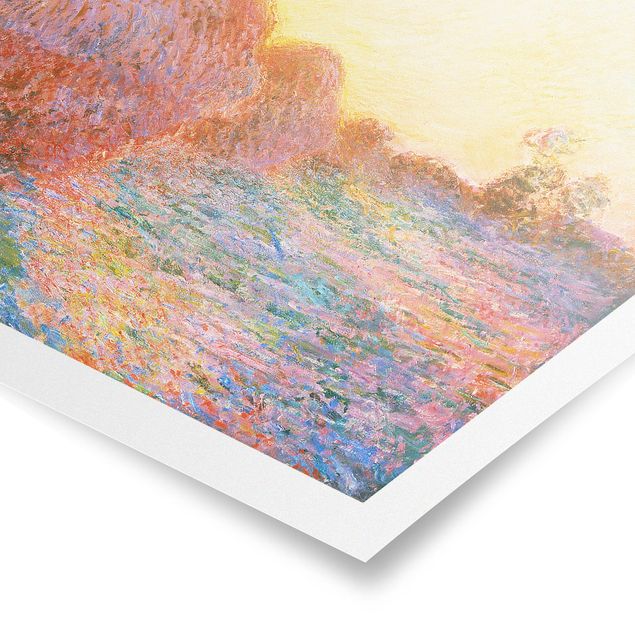 Tableau moderne Claude Monet - Botte de foin au soleil
