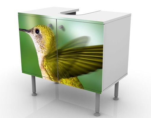 Meubles sous lavabo design - Hummingbird And Flower
