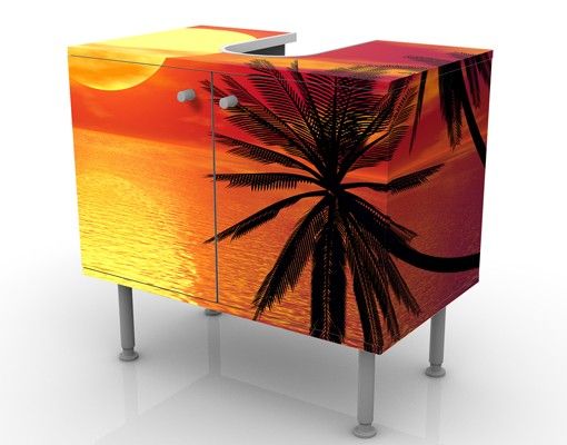 Meubles sous lavabo design - Caribbean sunset