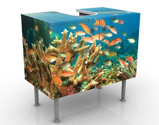 Meubles sous lavabo design - Coral reef
