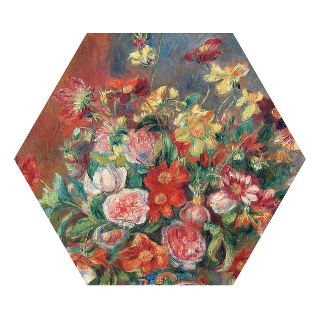 Tableau fleurs Auguste Renoir - Vase à fleurs