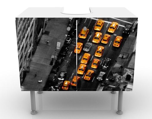 Meubles sous lavabo design - Taxi Lights Manhattan