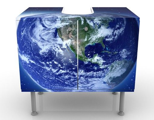 Meubles sous lavabo design - Earth In Space