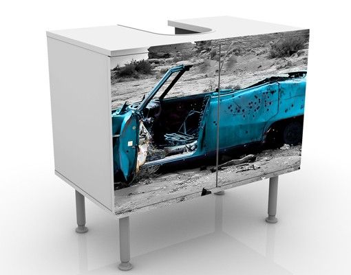 Meubles sous lavabo design - Turquoise Cadillac