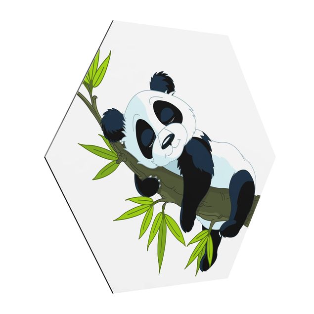 Tableau pandas Panda endormi