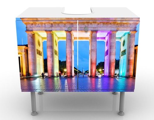 Meubles sous lavabo design - Illuminated Brandenburg Gate