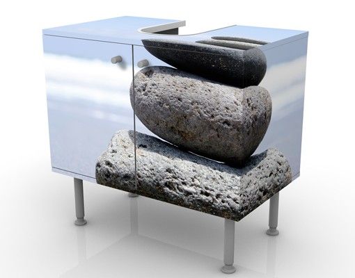 Meubles sous lavabo design - Sand Stones