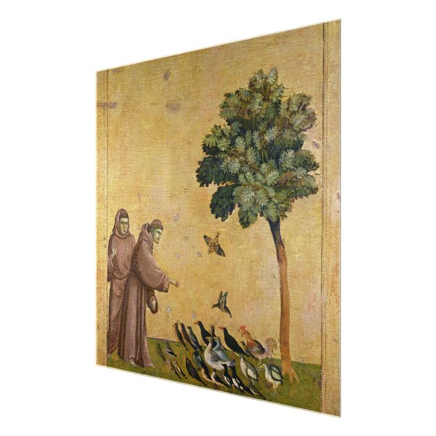 Tableau décoration Giotto di Bondone - Saint François s'adressant aux oiseaux
