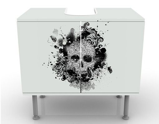 Meubles sous lavabo design - Skull