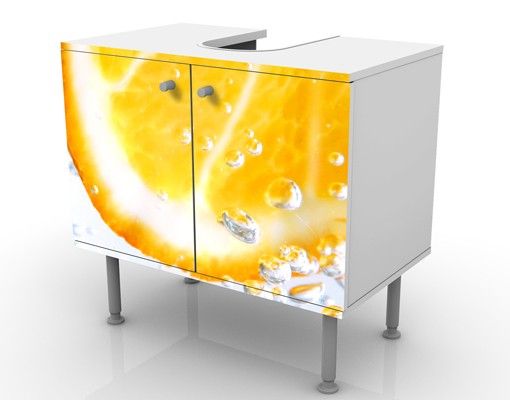 Meubles sous lavabo design - Splash Orange