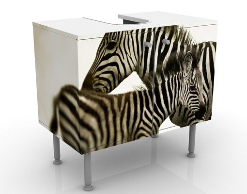 Meubles sous lavabo design - Zebra Couple