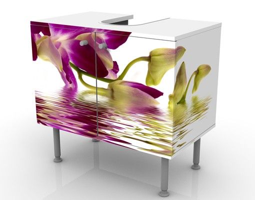 Meubles sous lavabo design - Pink Orchid Waters