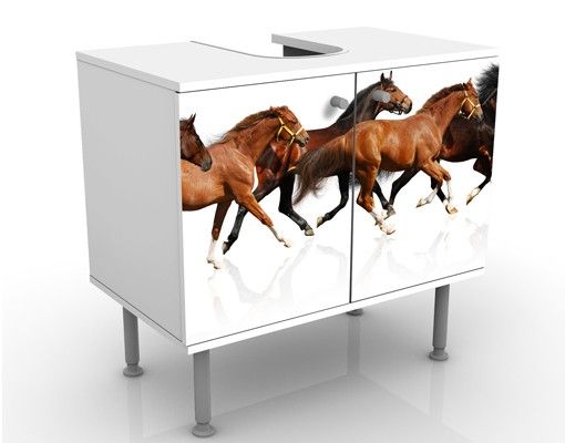 Meubles sous lavabo design - Horse Herd
