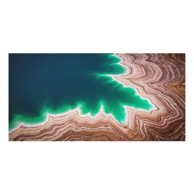 Fonds de hotte - Layered Landscape At The Dead Sea - Format paysage 2:1
