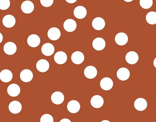 Boite aux lettres - Aboriginal Dot Pattern Brown