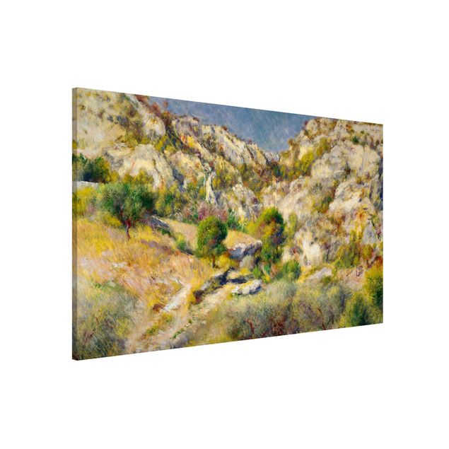 Tableaux paysage Auguste Renoir - Rocher à l'Estaque