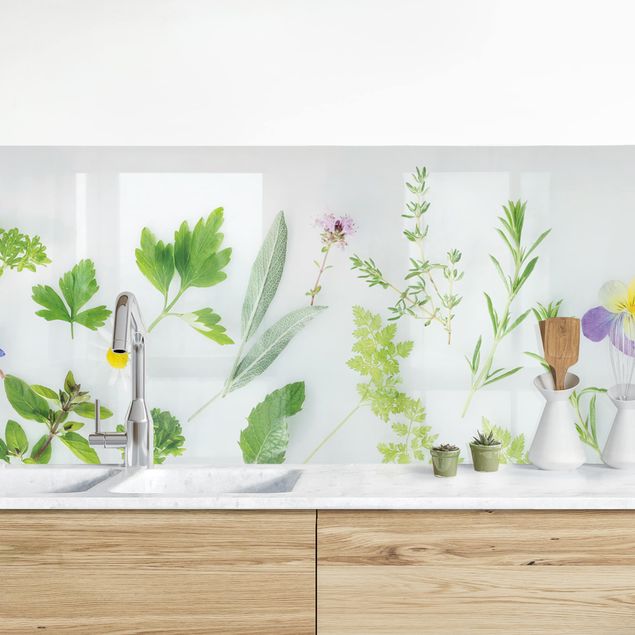 Déco murale cuisine Herbes et Fleurs II