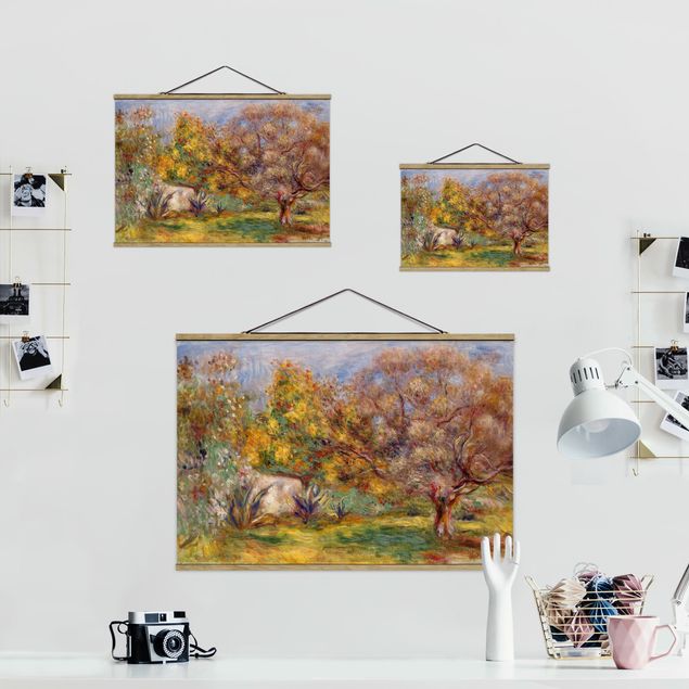 Tableaux modernes Auguste Renoir - Jardin d'oliviers
