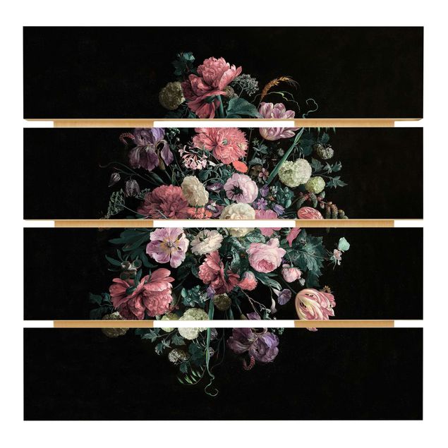 Tableaux muraux Jan Davidsz De Heem - Bouquet de fleurs sombres