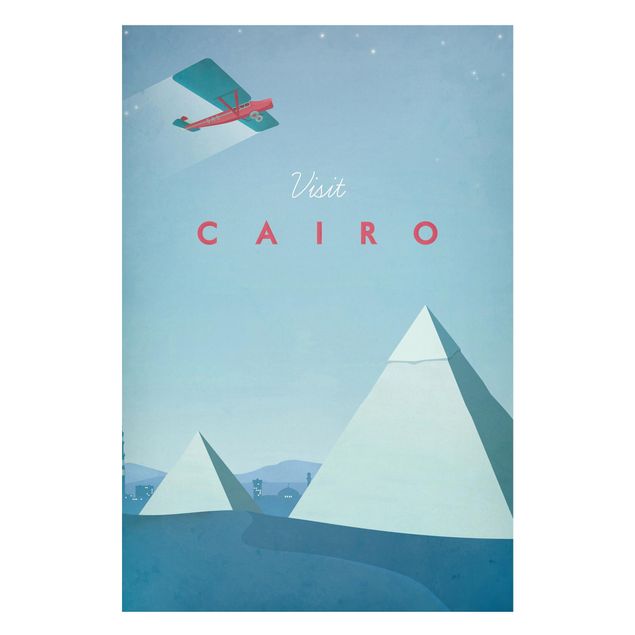 Tableau style vintage Poster de voyage - Le Caire