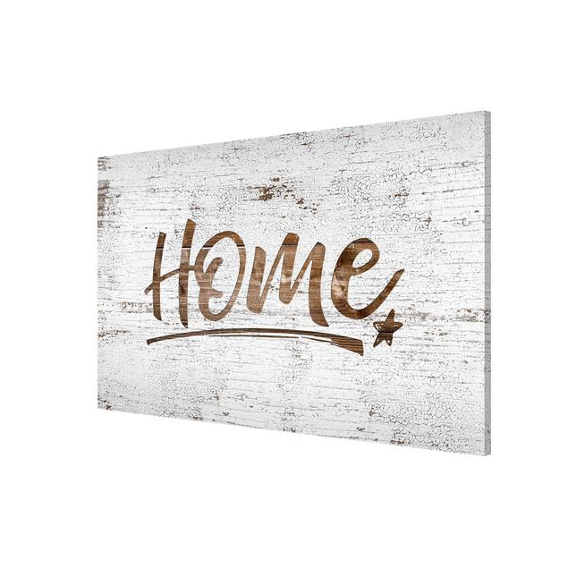 Tableau famille deco Home Shabby Wood Look