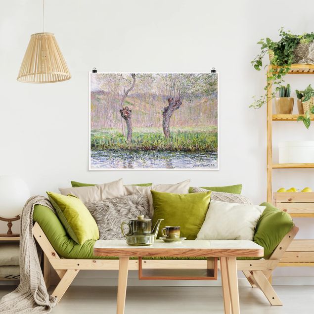 Tableaux paysage Claude Monet - Saule au printemps
