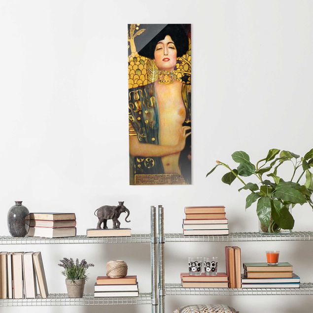 Tableaux en verre nu & érotisme Gustav Klimt - Judith I
