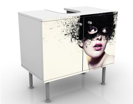 Meubles sous lavabo design - The girl with the black mask