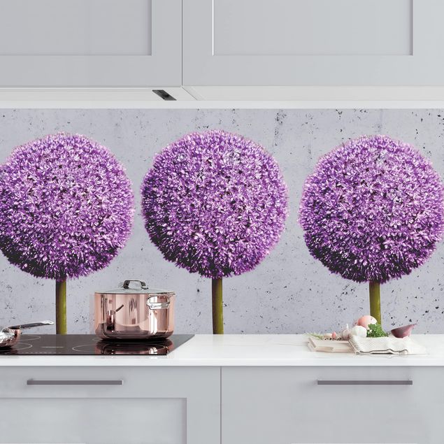 Déco mur cuisine Allium Ball Flower II