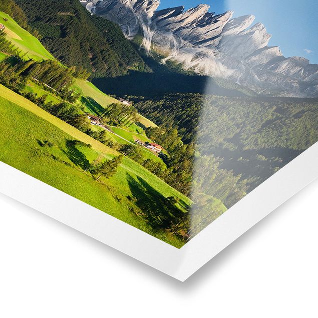 Tableau nature Odle dans le Tyrol du Sud
