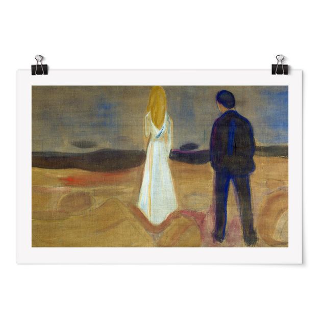 Courant artistique Postimpressionnisme Edvard Munch - Deux humains. Les solitaires (Reinhardt-Fries)