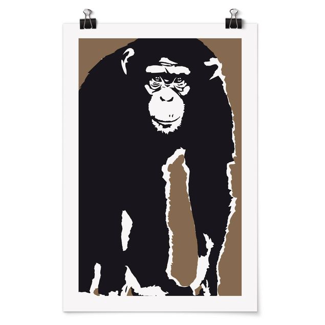 Tableau moderne No.TA10 Chimpanzé