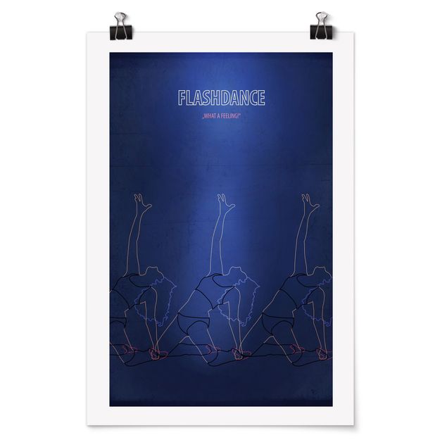 Tableaux reproductions Affiche de film Flashdance