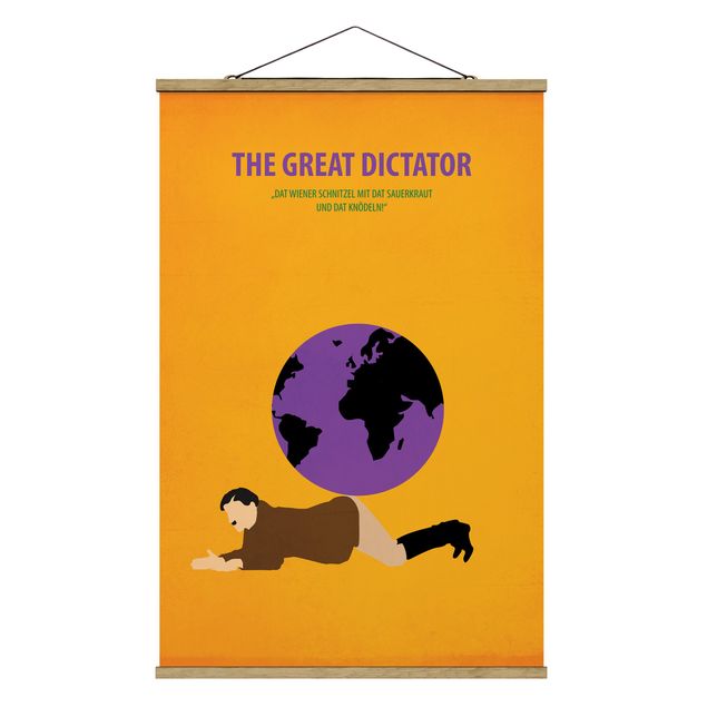 Tableau reproduction Affiche de film Le Dictateur