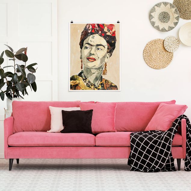 Tableaux moderne Frida Kahlo - Collage No.2