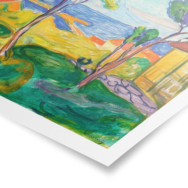 Tableaux mer Edvard Munch - Le jardin à Åsgårdstrand