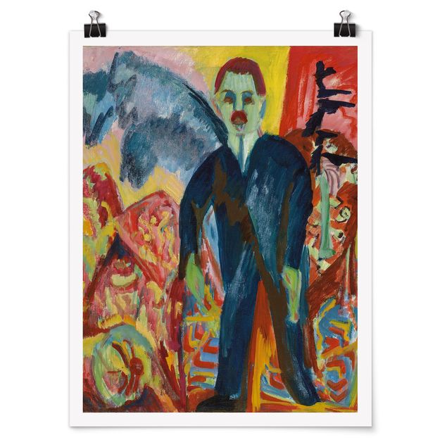 Tableau abstrait Ernst Ludwig Kirchner - Le préposé à l'hôpital