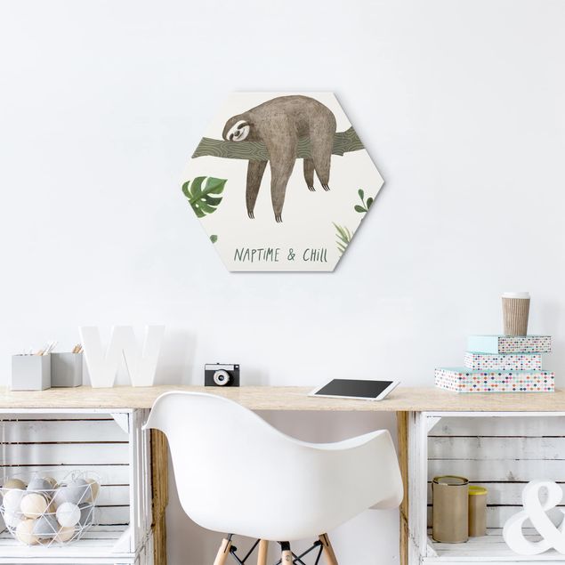 Tableaux animaux Sayings Sloth - Chill