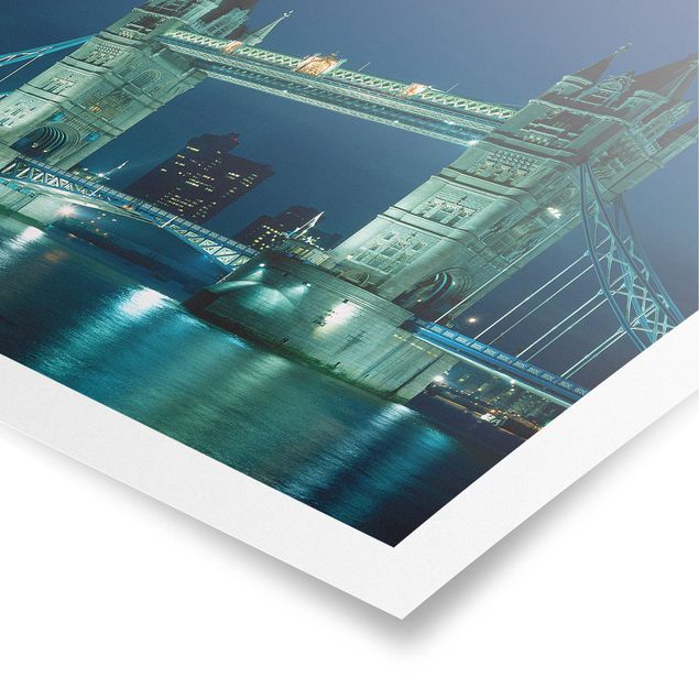 Poster villes Tower Bridge