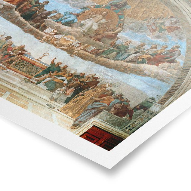 Tableaux reproductions Raffael - Disputation du Saint Sacrement
