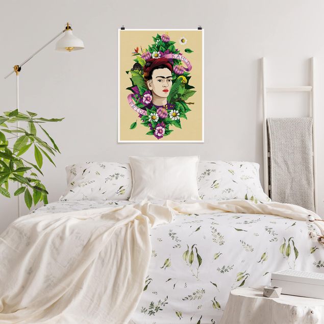 Tableau papillons Frida Kahlo - Frida