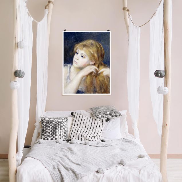 Tableau artistique Auguste Renoir - Tête d'une jeune femme