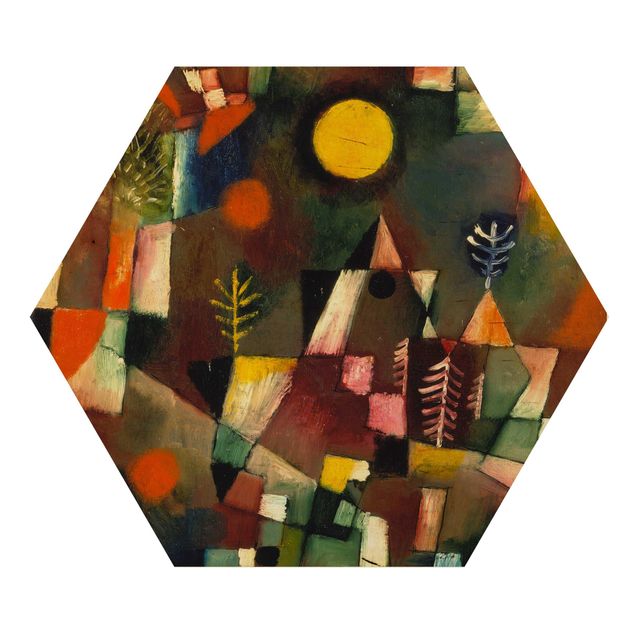 Tableaux en bois Paul Klee - La pleine lune