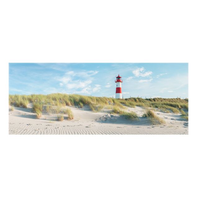 Fonds de hotte - Lighthouse At The North Sea - Panorama 5:2
