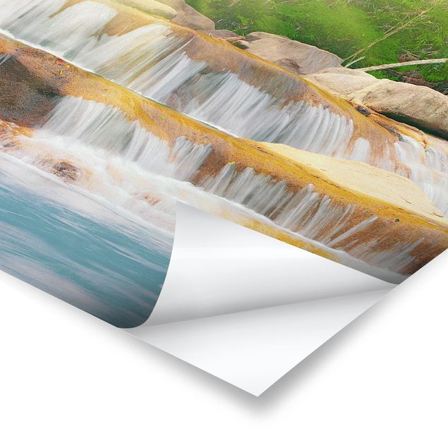 Poster nature paysage Waterfall Clearance
