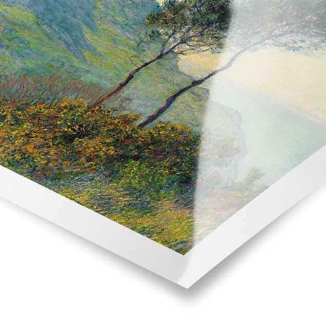 Tableau deco nature Claude Monet - L'église de Varengeville au soleil couchant