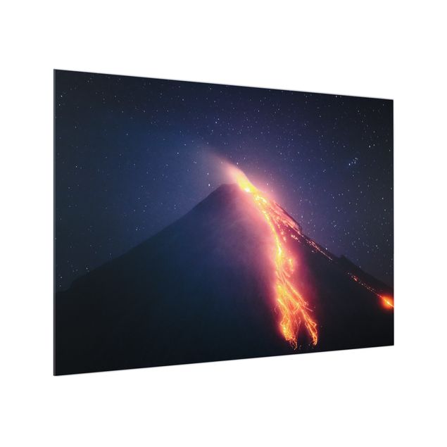 Tableaux de Matteo Colombo Eruption volcanique